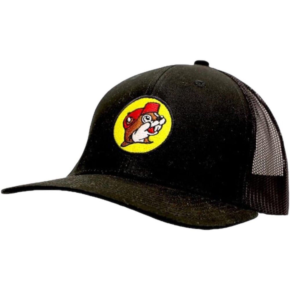 NEW / Buc-ee's Adjustable Snapback Trucker Hat The Beaver Logo Embroidered